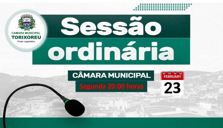 Sessão Ordinária 23 de Fevereiro de 2026