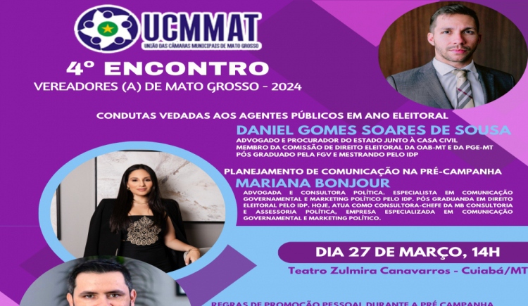 4º ENCONTRO DE VEREADORES (A) DO ESTADO DE MATO GROSSO